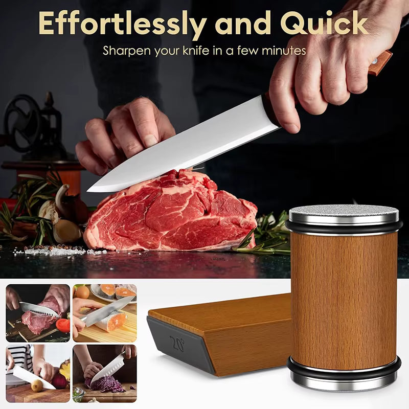 Totie™ Ultimate Rolling Magnetic Knife Sharpener Kit